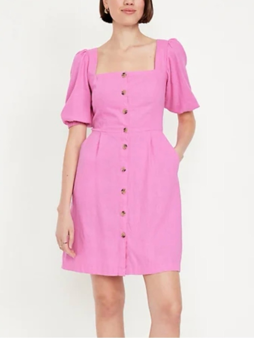 Old Navy women’s Pink Midi Size Dress XL Smocked, Coquette,Dollcore,Cottagecore